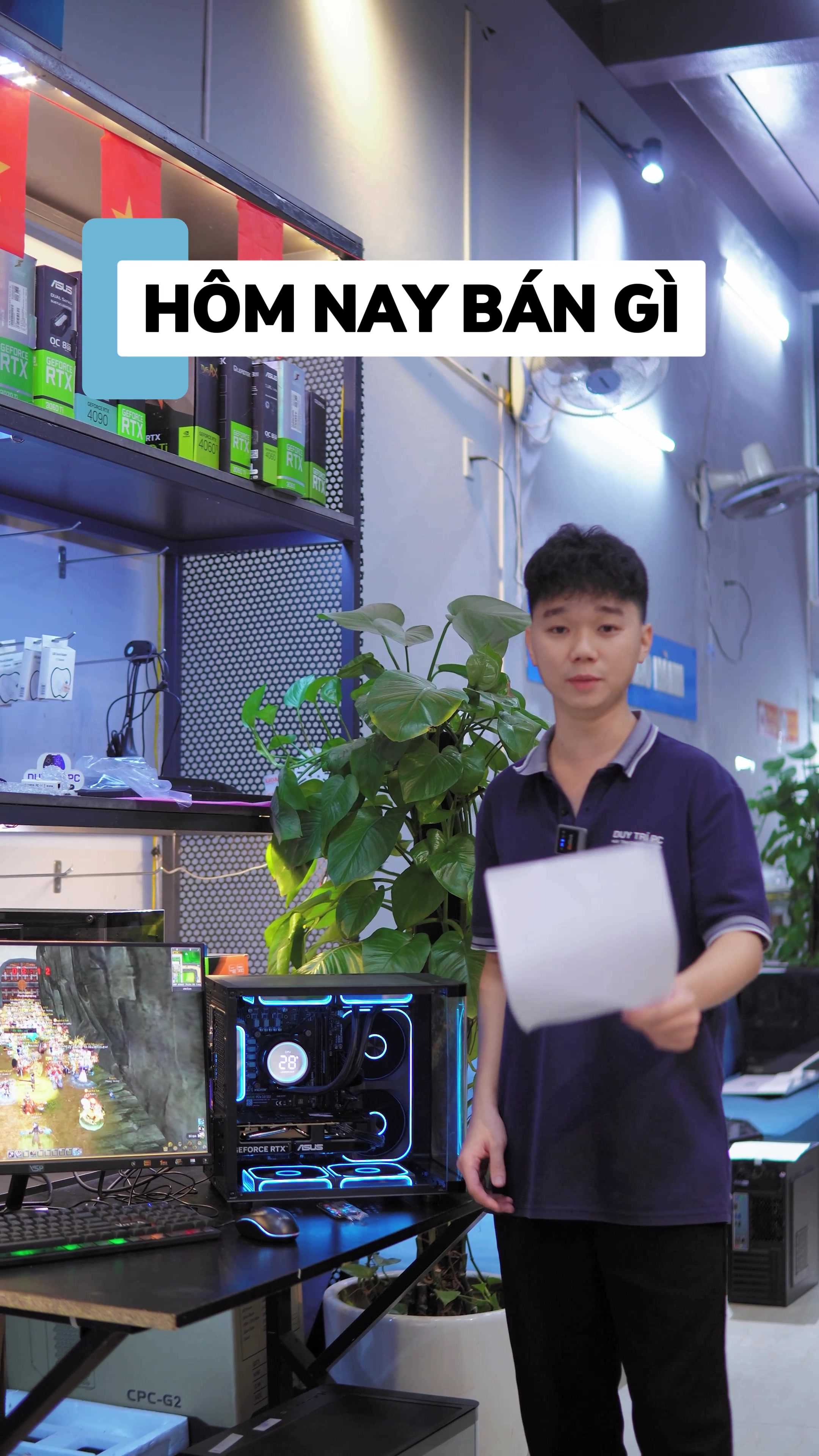 PC Gaming i5 14400F RTX 4060 8GB | Chiến Mượt Mọi Game, Tản LED Vô Cực - Duy Trí PC